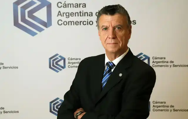 Natalio Mario Grinman, titular de la Cámara Argentina de Comercio y Servicios.