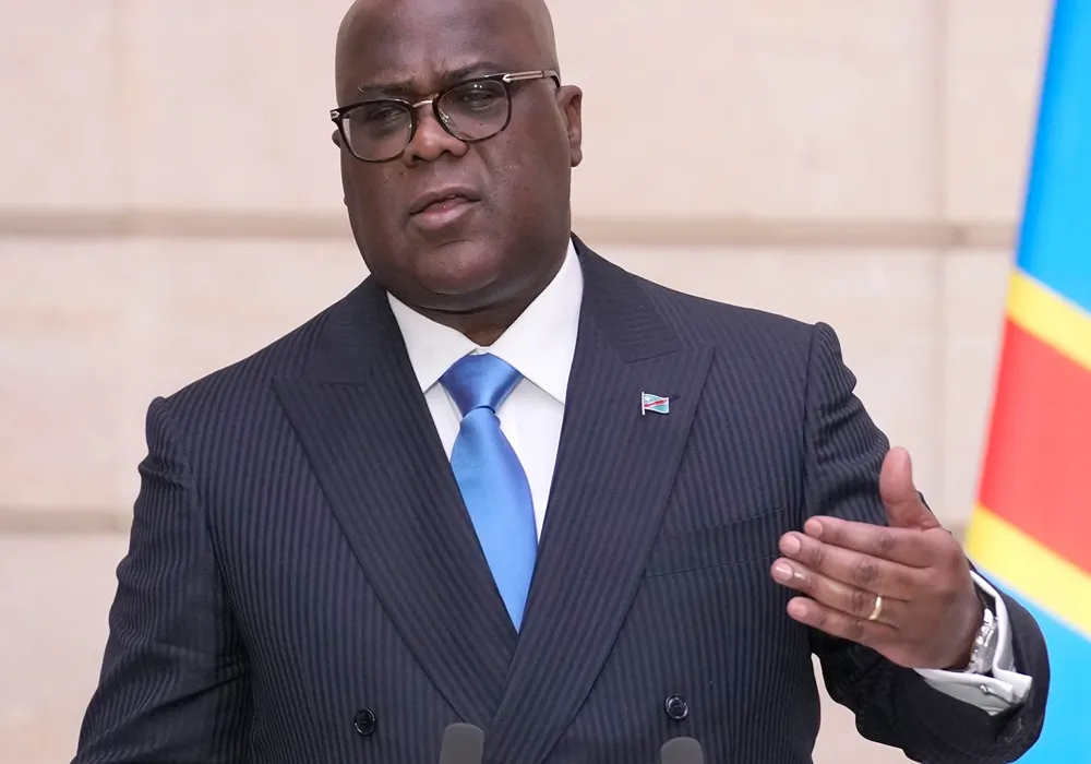 retrato de Félix Tshisekedi presidente de la Republica del Congo