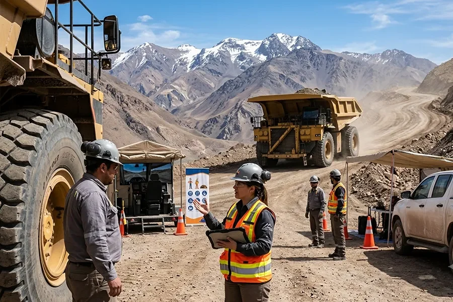 curso conducción alta montaña organizado por UPROCAM y UCCuyo para la industria minera en San Juan.