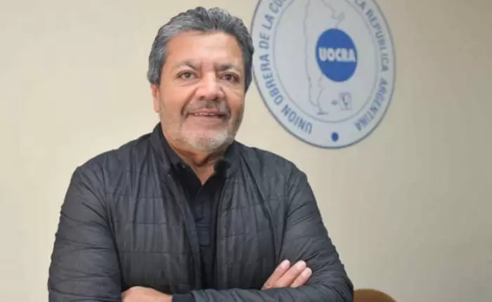 Martínez, secretario general de la UOCRA, en el Consejo de Políticas de Infraestructura.