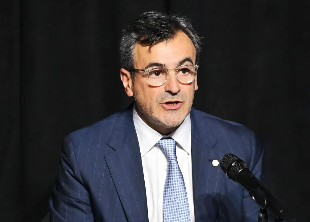 Martín Rappallini, presidente de la UIA, en la jornada del Consejo de Políticas de Infraestructura.