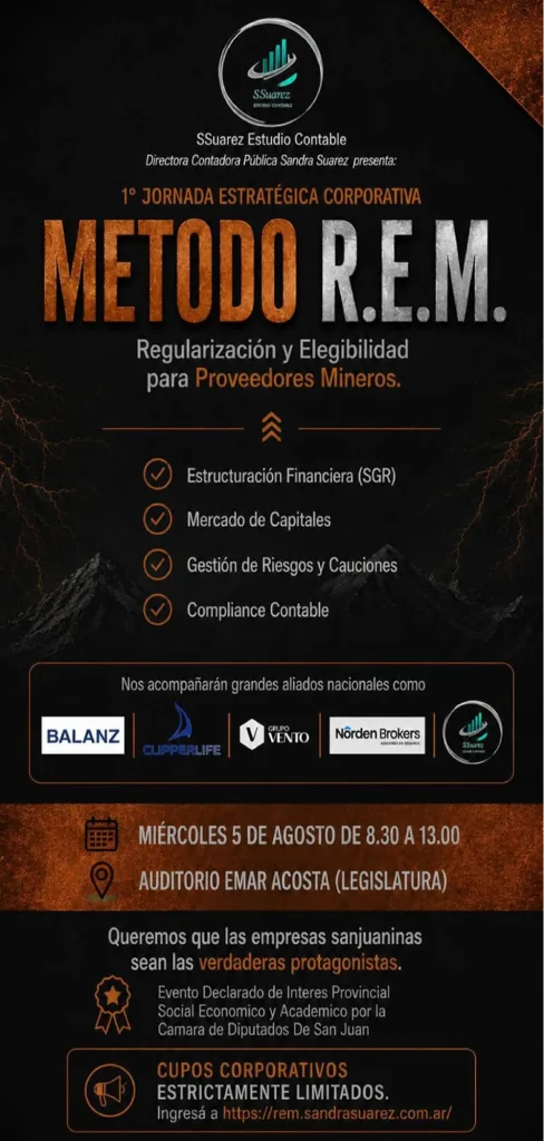 flyer presentación metodo rem en la legislatura provincial