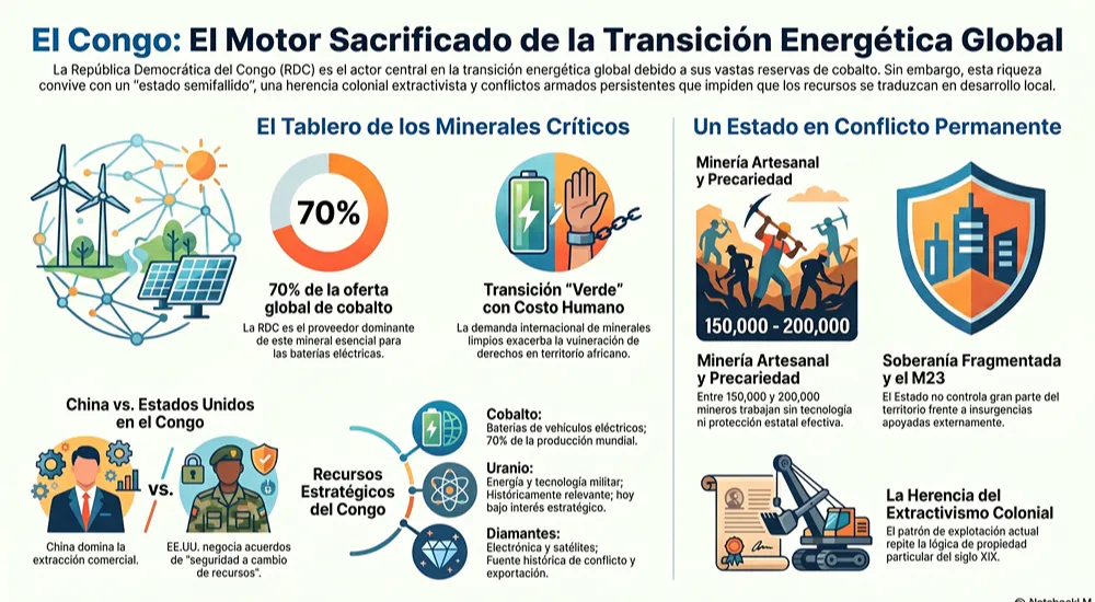 infografia el congo transicion energética