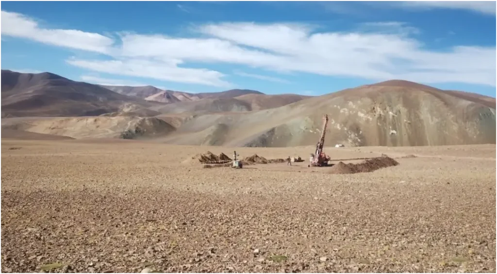 Zona de exploración de la compañia Hanaq en la Rioja