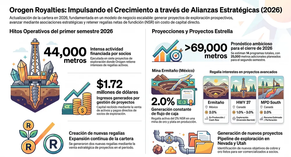 infografia crecimiento oronge royalities