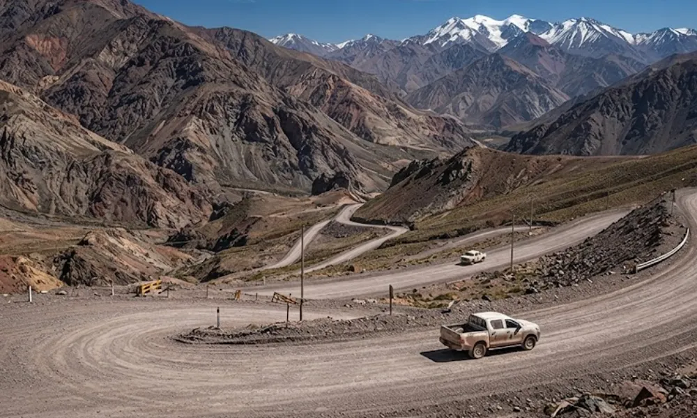 Ruta de acceso a proyectos mineros en alta montaña, Iglesia