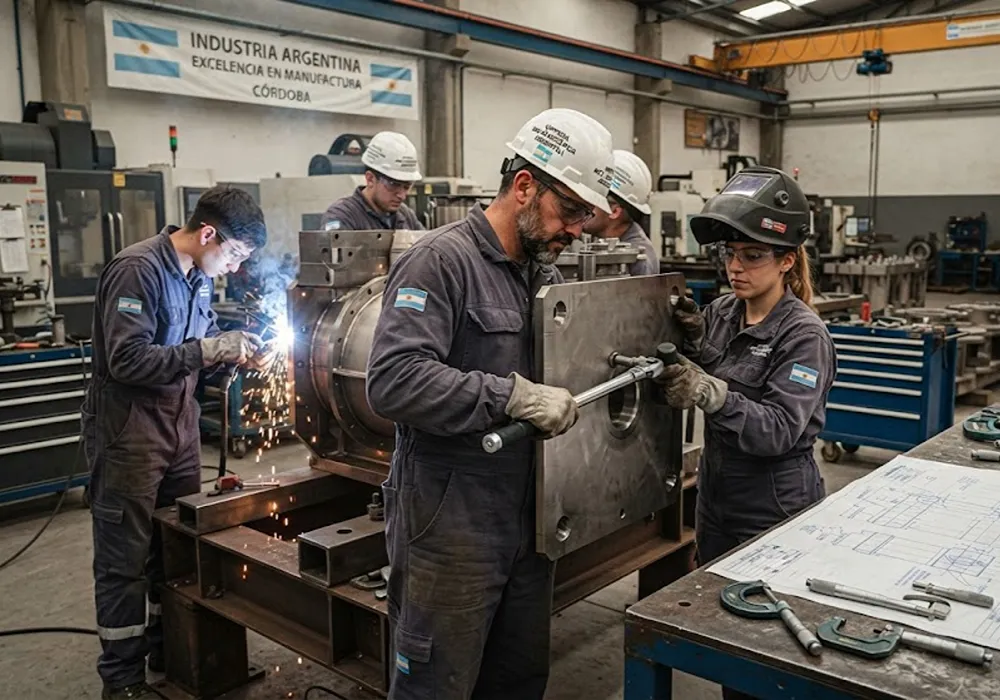 Fabricación de componentes para reactores electroquímicos en Argentina.
