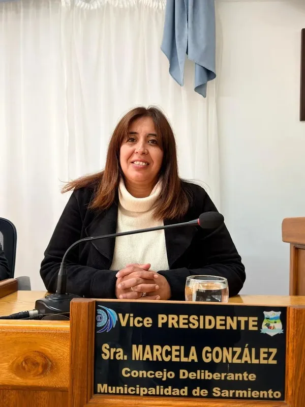 Marcela González, concejal de Sarmiento, durante el tratamiento de la moratoria municipal 2026.