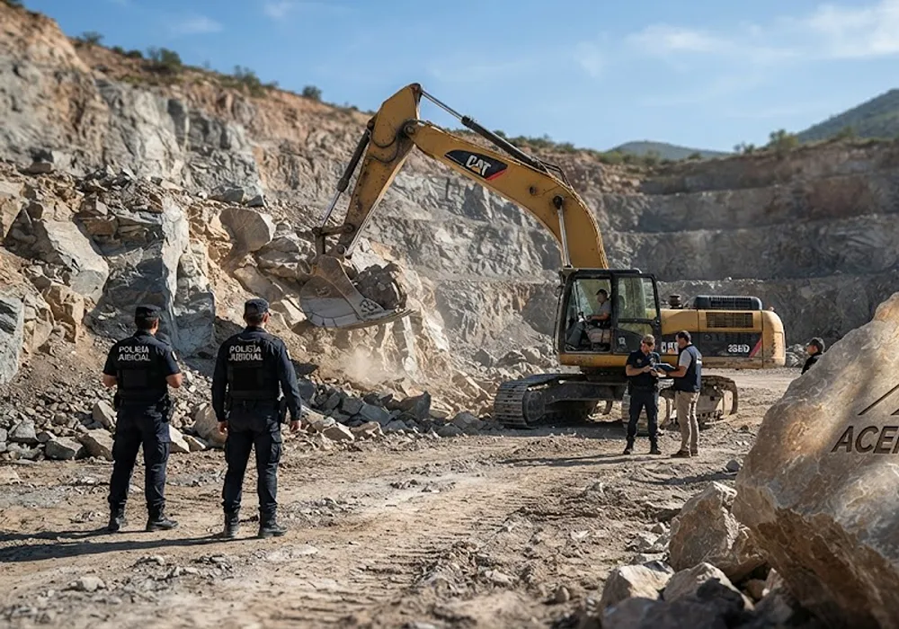 Golpe al mercado ilegal: secuestran maquinaria pesada en operativos mineros entre Córdoba y La Rioja