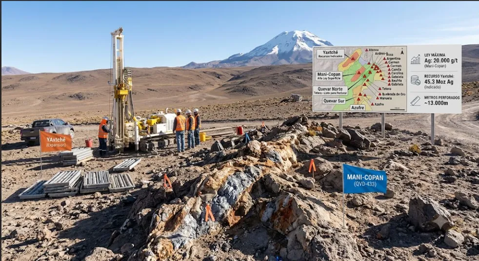 Argenta Silver definió más de 20 objetivos de exploración en El Quevar tras nuevos hallazgos