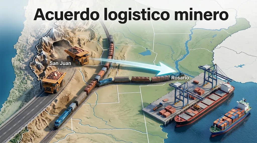 El acuerdo entre Santa Fe y San Juan para conectar la minería con el Paraná