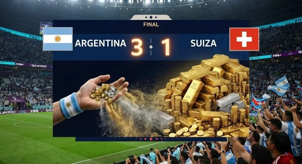 Le ganamos a Suiza en la cancha, pero ellos administran nuestro oro y plata