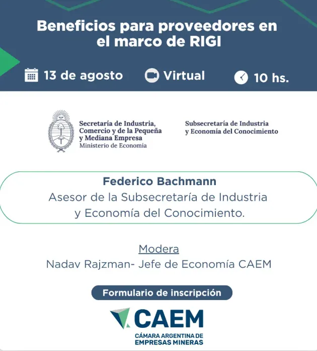 Flyer de la charla de caem 