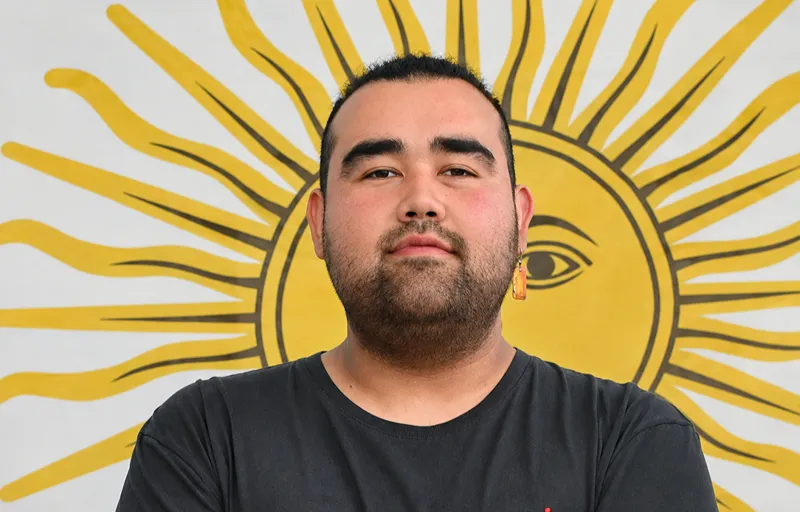 Cristian Jara de la Facultad de Ciencias Sociales. 