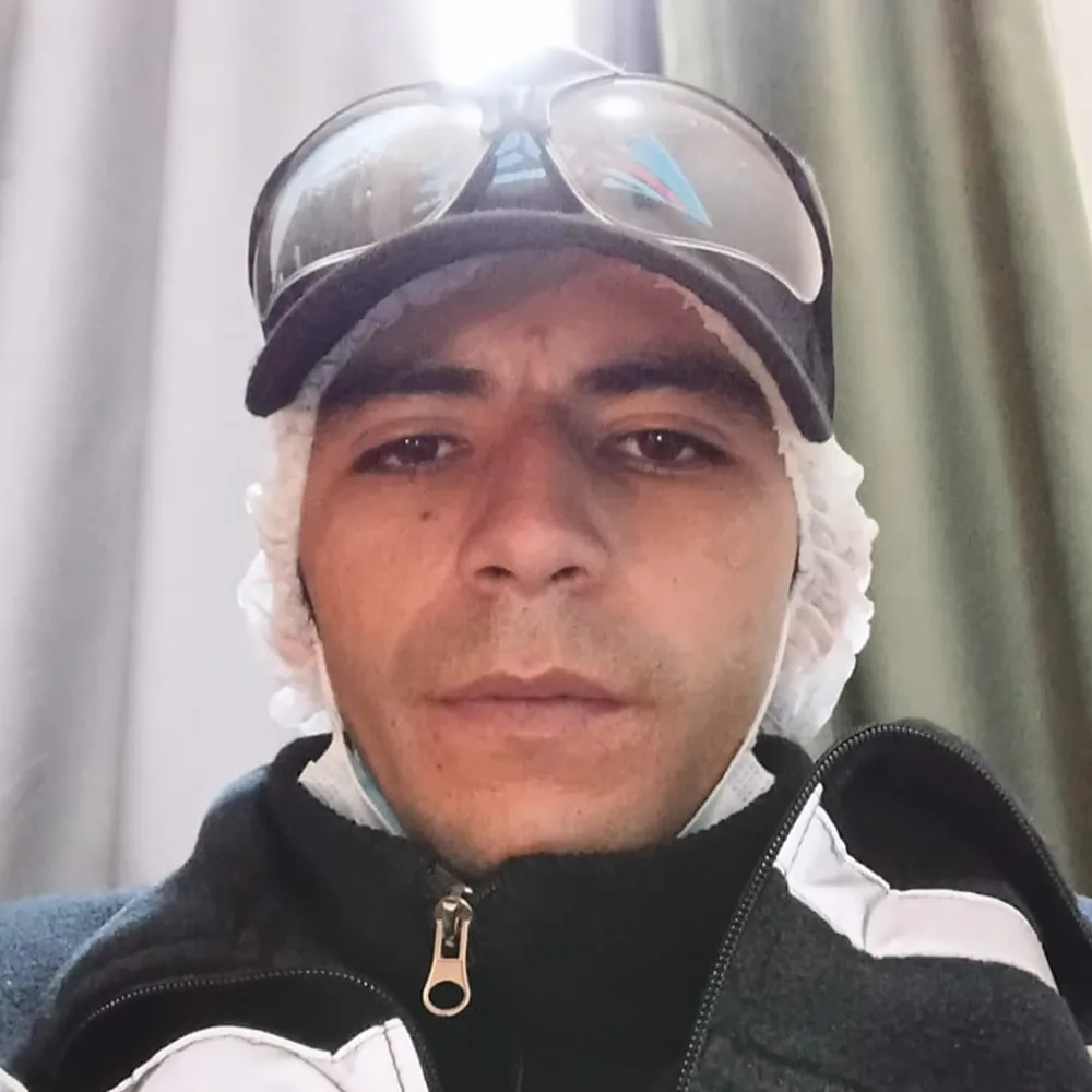 Angel Rivero, personal de aseo de Veladero.
