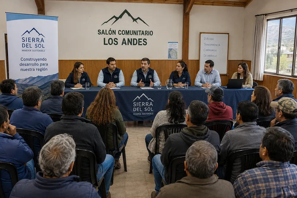 reunion entre operadoras mineras y comunidades