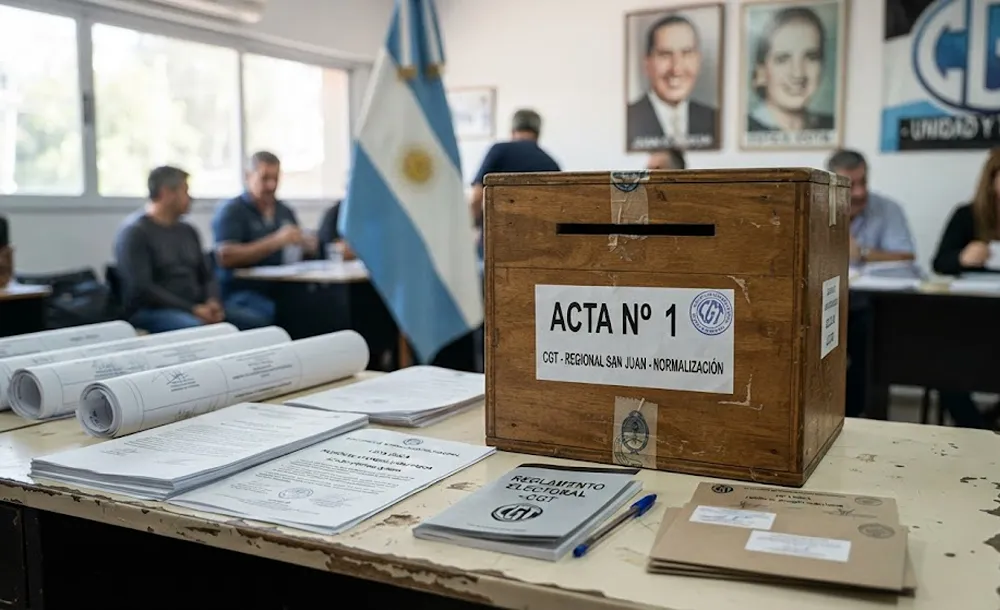 Martín Solazzo impulsa un triunvirato para renovar la CGT San Juan y respaldar al sector minero
