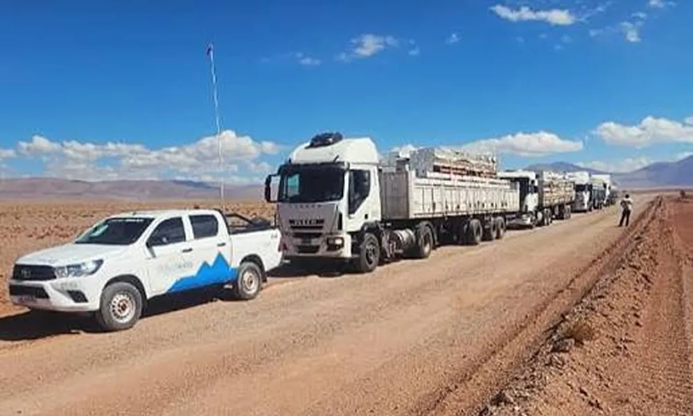 convoy, escoltas mineras en ruta