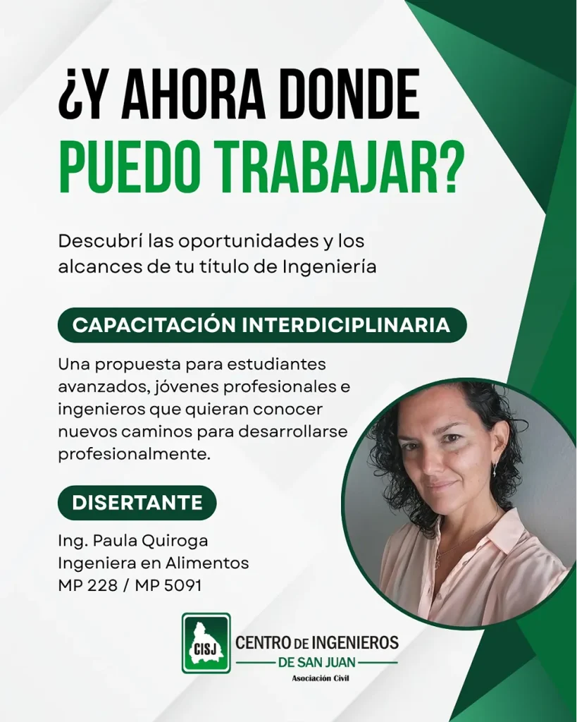 Flyer sobre la jornada ¿Y ahora donde puedo trabajar?