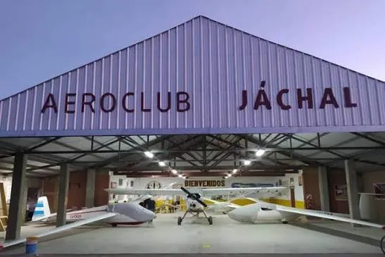 Predio del Aeroclub Jáchal evaluado para la logística aérea minera San Juan.