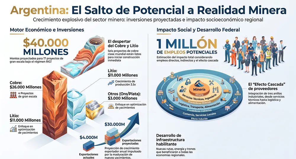 infografia sobre inversiones minerias por la caem