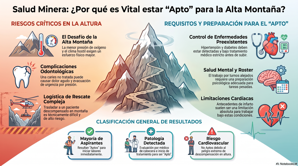 infografia sobre salud minera