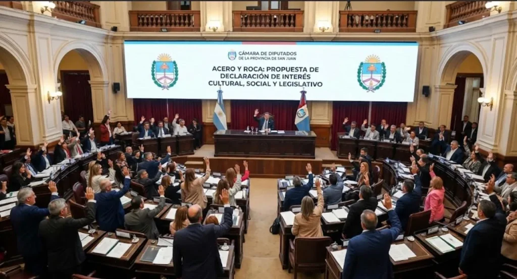 La Legislatura de San Juan declaró a ACERO Y ROCA de Interés Social, Cultural y Legislativo