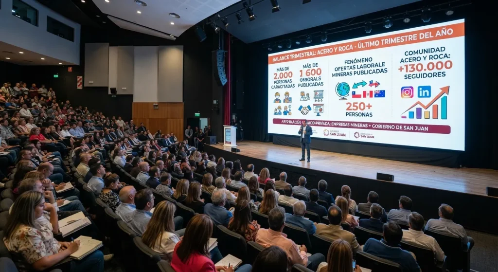 Capacitación, éxodo formativo y empleo: el balance de Acero y Roca en la minería andina