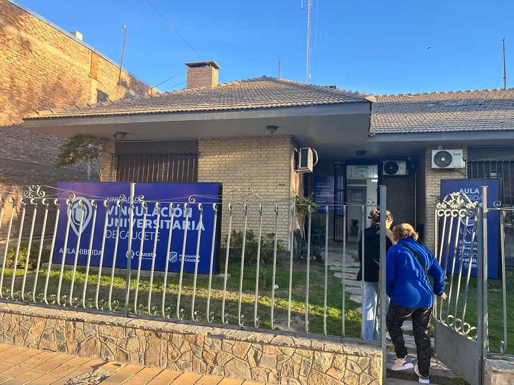 Centro de Vinculación de Caucete con la Universidad Nacional de San Juan, espacio destinado a capacitación y formación.