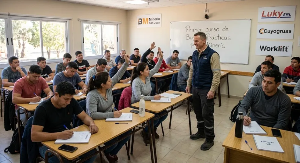 Cuyogruas inicia programa inédito de capacitación minera en el norte de la provincia