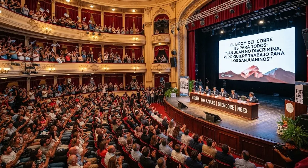 Con el cobre en marcha, el 75% por ciento de los sanjuaninos rechaza trabajadores externos, según una muestra estadística