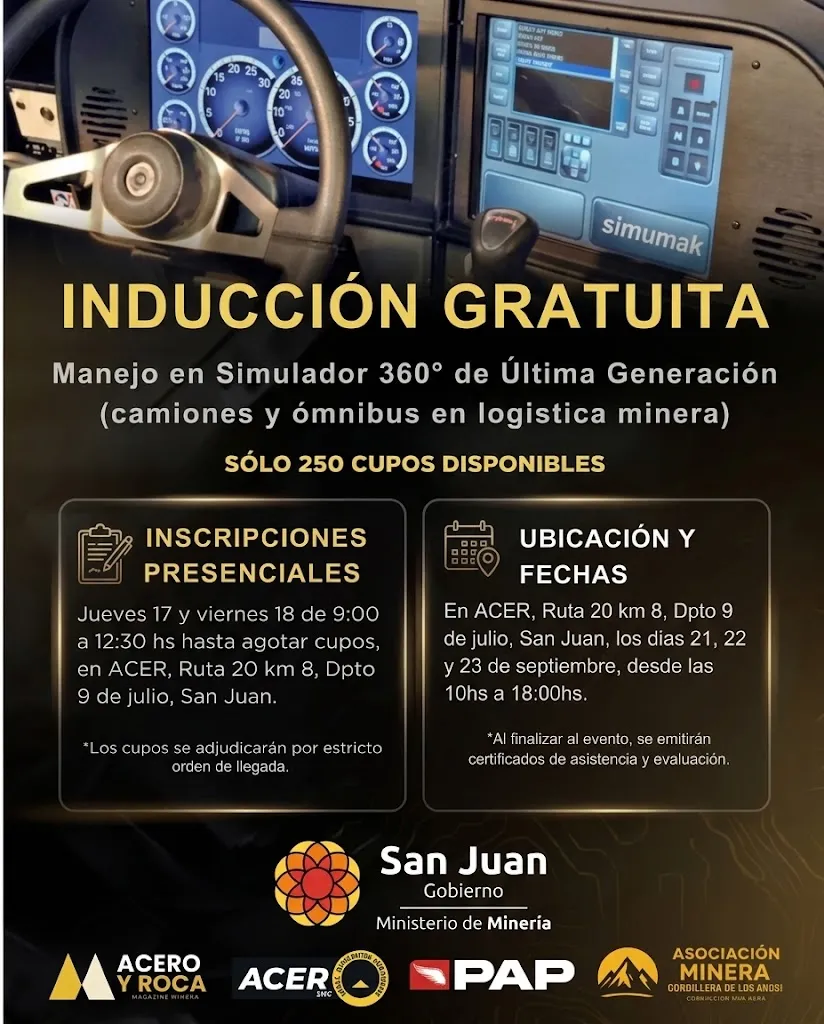 Flyer de la capacitación en conducción.