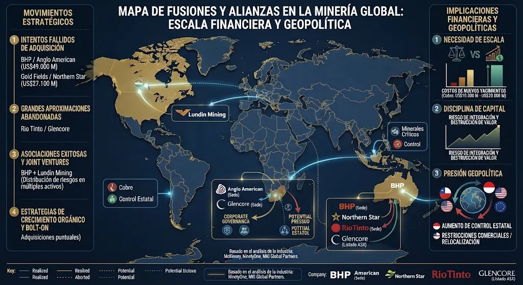 Alianzas y presiones geopolíticas: el nuevo mapa de la minería mundial