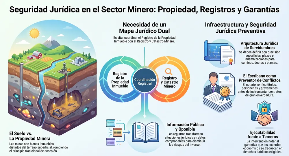 infografia sobre seguridad jurida en mineria