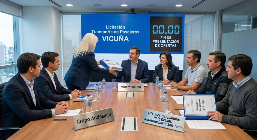 Cuenta atrás: máxima tensión empresarial por la mega licitación logística del distrito Vicuña que vence hoy