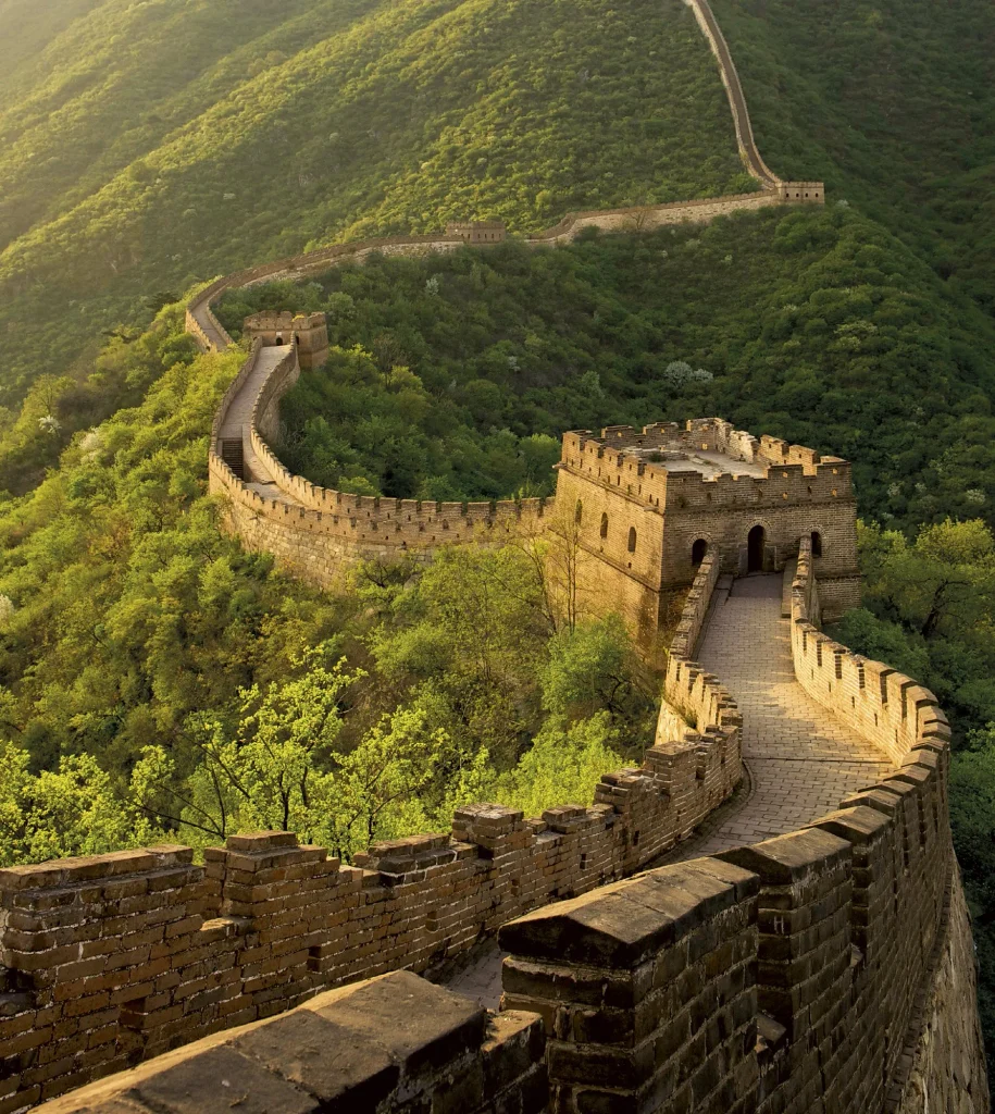 Vista general de la muralla china