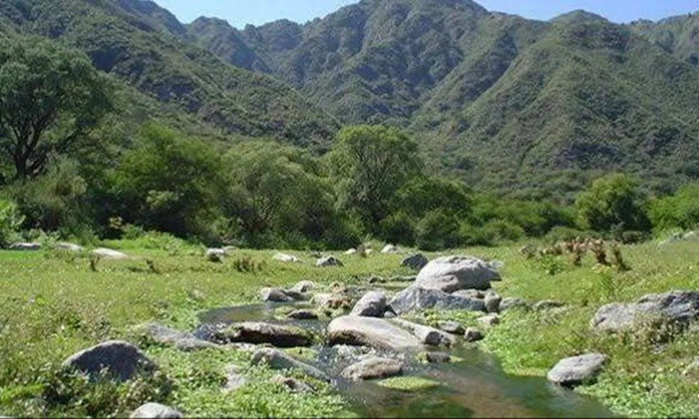 paisaje de valle fertil