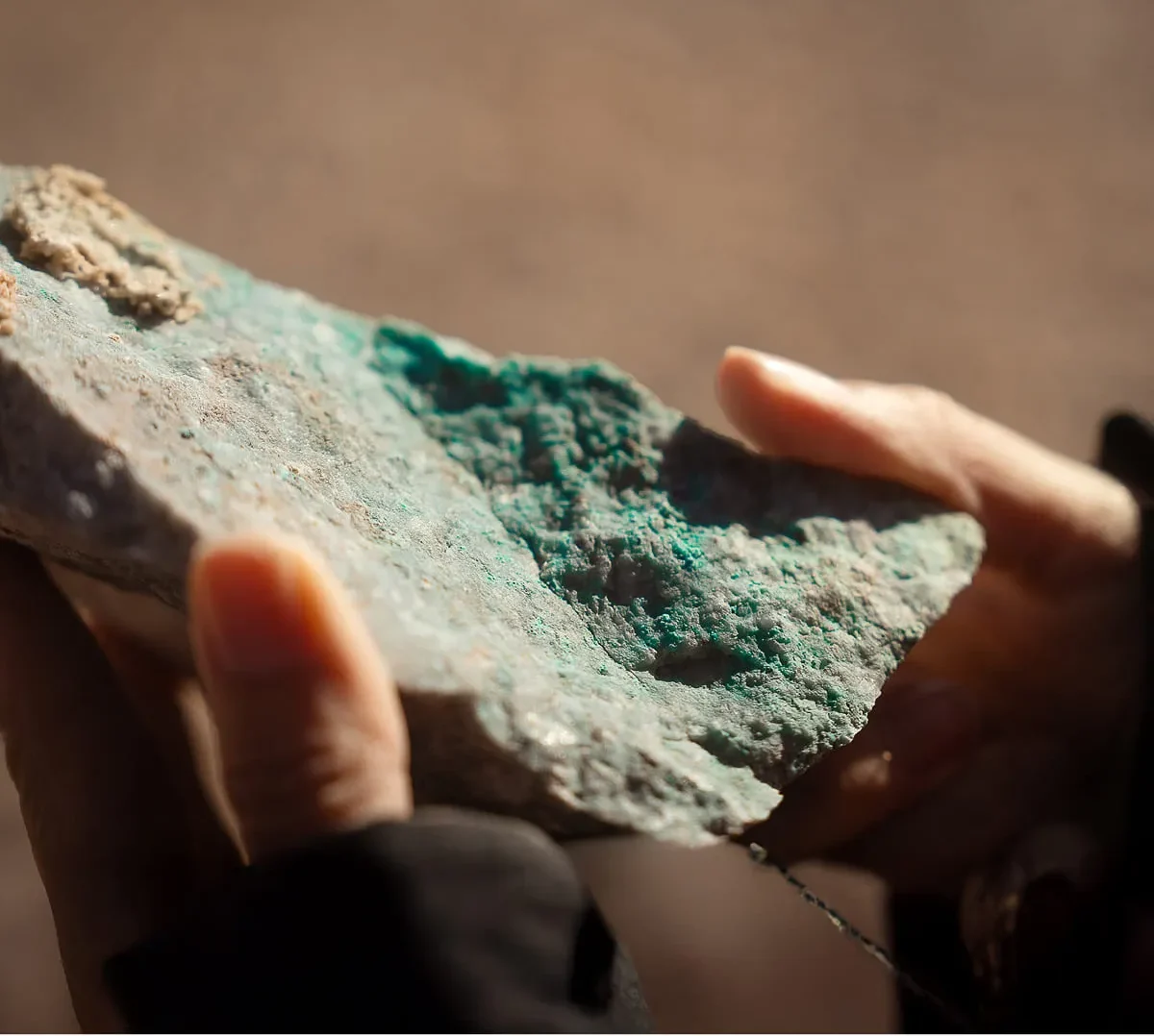 afloramiento mineralizado durante el descubrimiento vendaval first quantum.