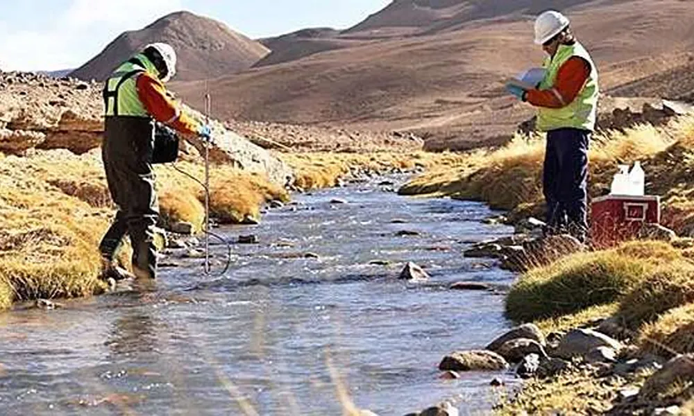 monitoreo de agua en el rio jachal