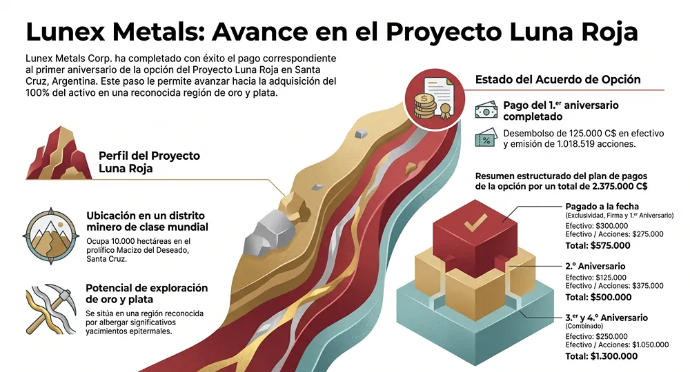 infografia sobre los avances de luna roja