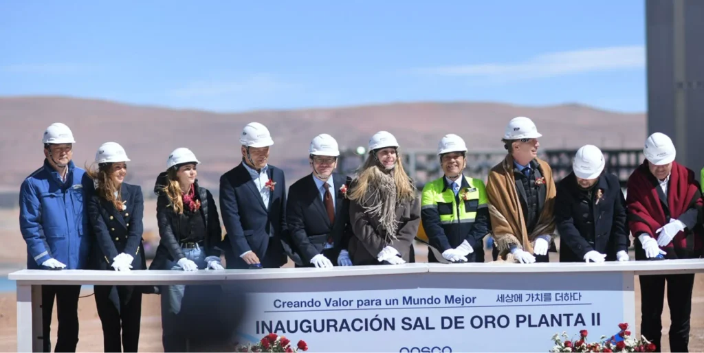 Posco puso en marcha la Planta II de Sal de Oro y consolida el desarrollo del litio nacional