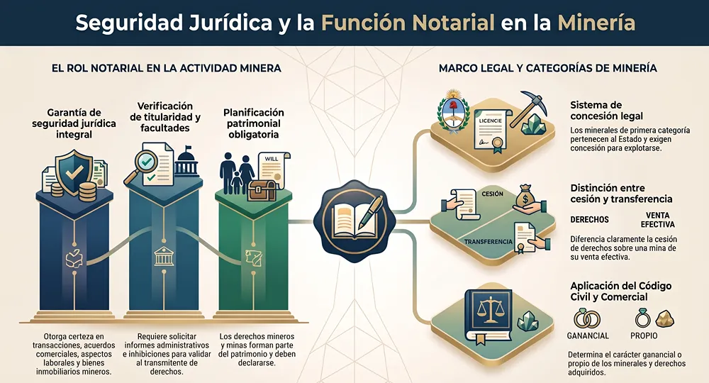 Contenido exclusivo de Acero y Roca – Prohibida su reproducción. infografia sobre el rol notarial