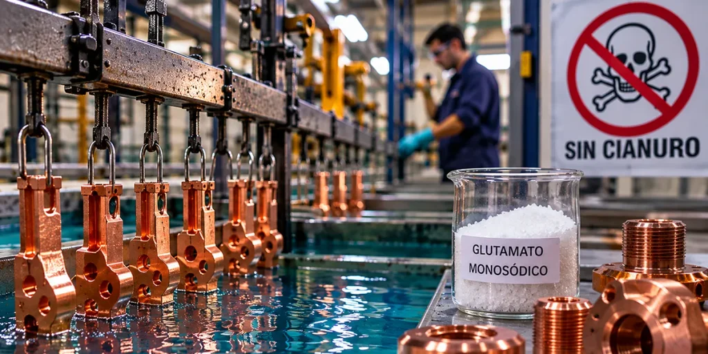 Cobreado sin cianuro: El CONICET y CuGlu busca llegar de los talleres a la industria