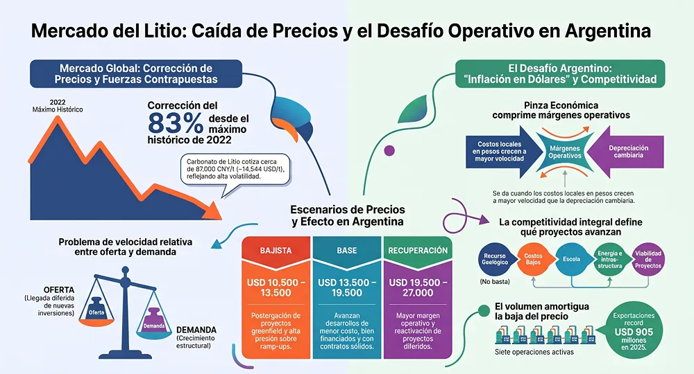 infografia sobre el mercado del litio