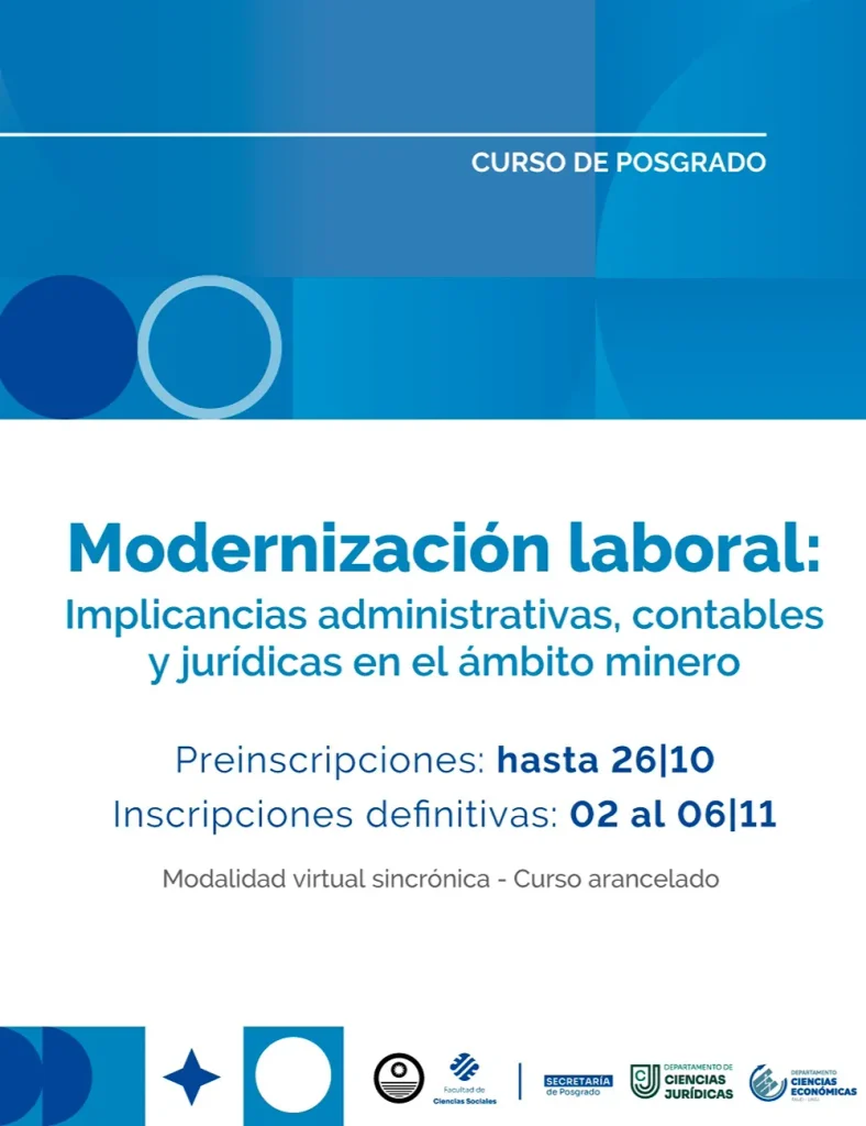 información sobre curso de posgrado