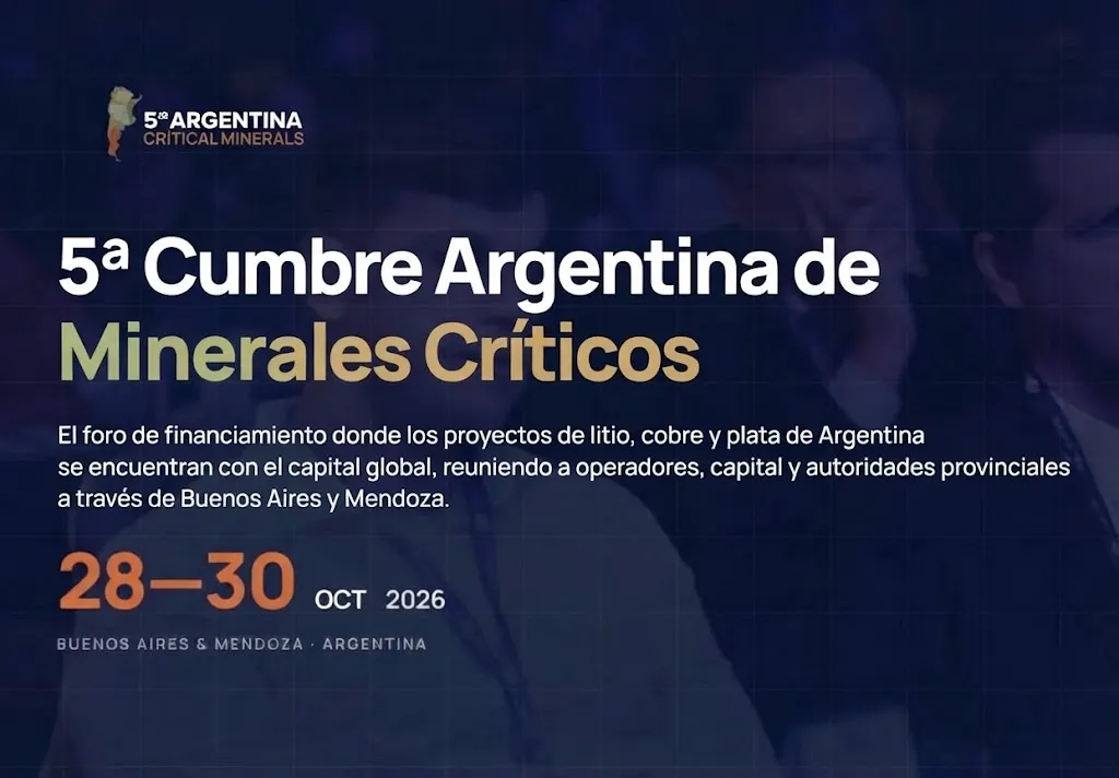 Cobre y litio: Buenos Aires y Mendoza reunirán a los principales actores de la minería