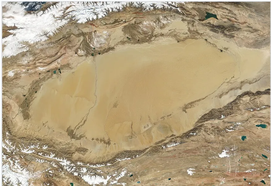 Imagen de una cuenca sedimentaria