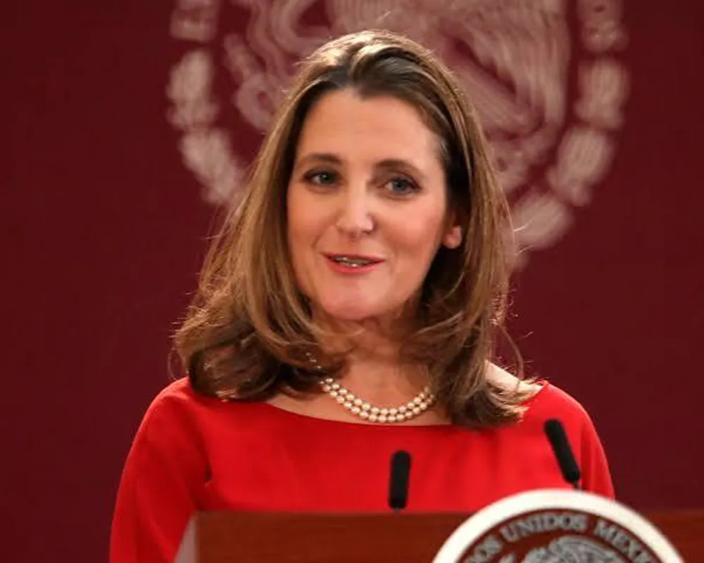 retrato de chrystia freeland