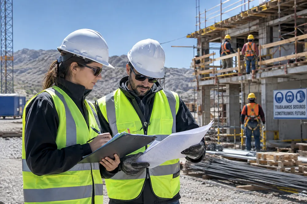 profesionales de higiene y seguridad en la industria de la construccion
