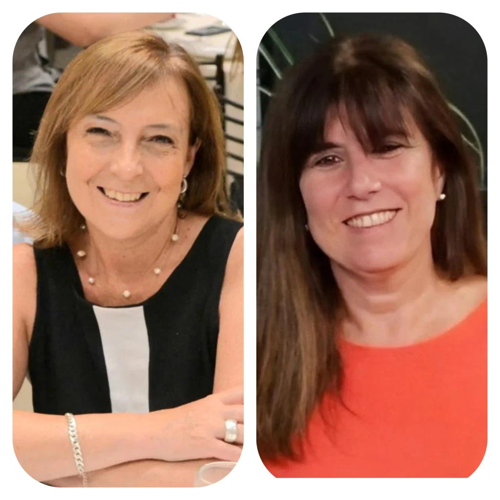 Marcela Rodríguez y Sila Mugnani.